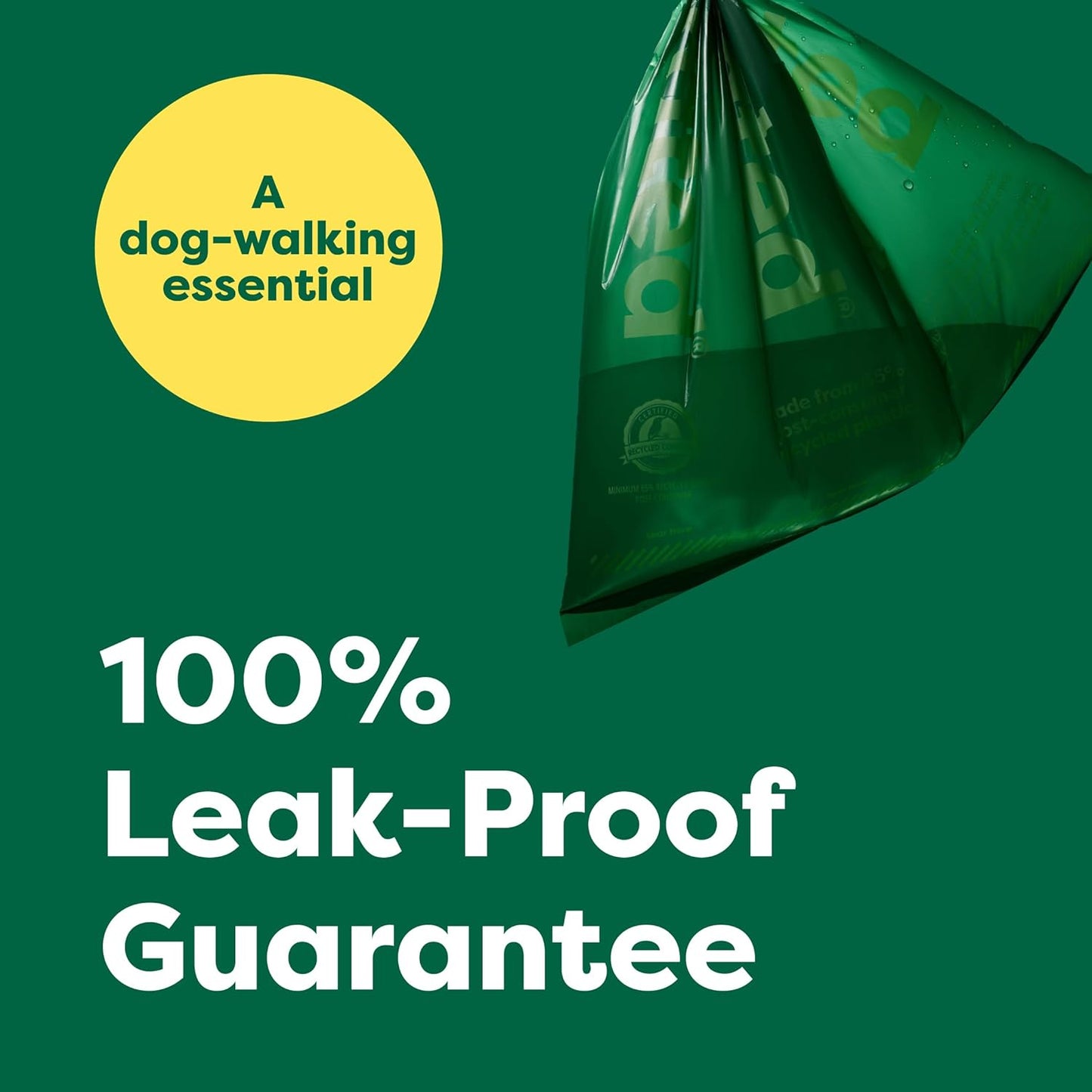 (A Canadian Company), Poop Bags for Dogs, Guaranteed Leak Proof and Extra Thick Waste Bag Refill Rolls, Lavender Scented, 270 Count