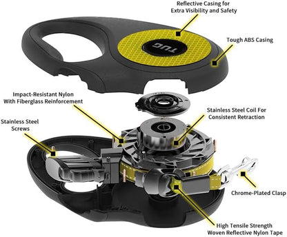Automatic Retractable Dog Leash - Dual Size Options with Brake & Lock Safety System