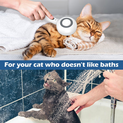 Revolutionary 3-in-1 Cat Steam Brush: Effortless Grooming with Hydrating Steam for Cats and Dogs